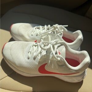 Nike Kids Sneakers White and Red